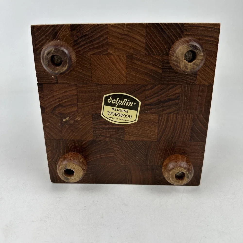 Teak Cheese Cutting Block 5